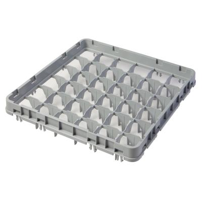 Nástavec koše full drop 500x500 mm šedý, model E1, Cambro, počet přihrádek: 36 (6x6), rozměr přihrádky: 73x73 mm, Světle šedá,…